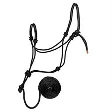 Weaver Leather Rope Halter With Lead- Diamond Braid