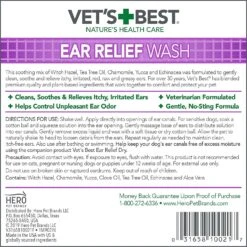 VETS BEST EAR RELIEF WASH 4OZ 15 VETS BEST EAR RELIEF WASH 4OZ -PetNCoop Store 81BTKQXi nL. SL1500