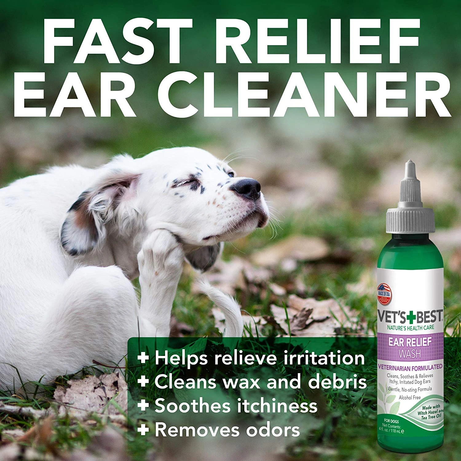 VETS BEST EAR RELIEF WASH 4OZ 4 VETS BEST EAR RELIEF WASH 4OZ - Image 2
