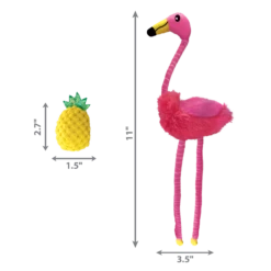 Kong Tropics Flamingo 2 Pk -PetNCoop Store CT61 DIM OFF PK 1