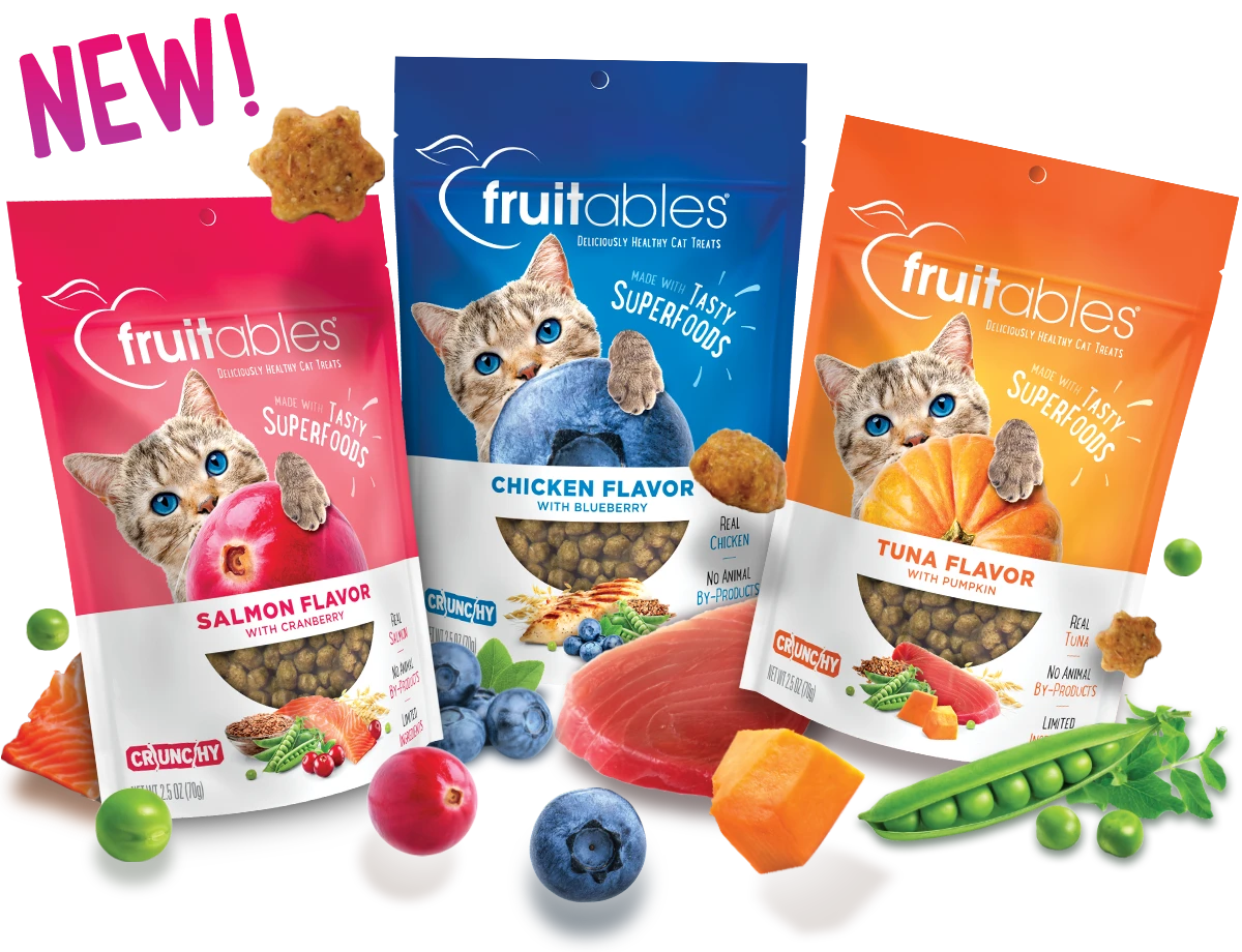 Fruitables Cat Crunchy Treats 70g 3 Fruitables Cat Crunchy Treats 70g