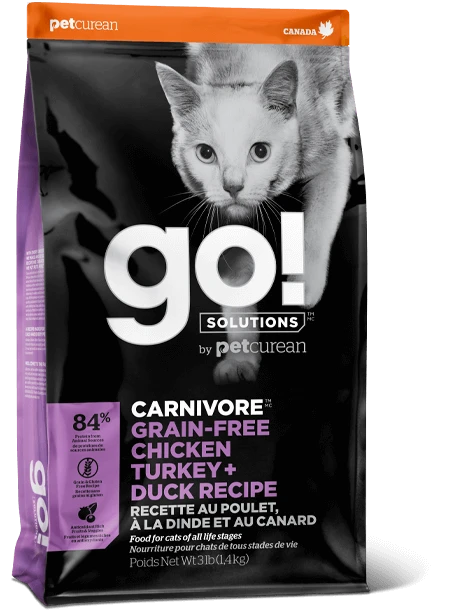 Go! Chicken Turkey Duck Cat 3lbs 3 Go! Chicken Turkey Duck Cat 3lbs