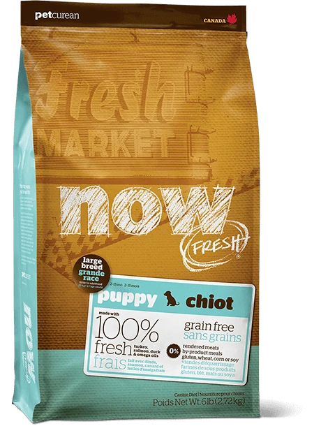 Now Fresh Grain Free Large Breed Puppy 22lbs 3 Now Fresh Grain Free Large Breed Puppy 22lbs