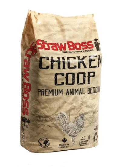 Straw Boss Chicken Coop Bedding 40L 3 Straw Boss Chicken Coop Bedding 40L