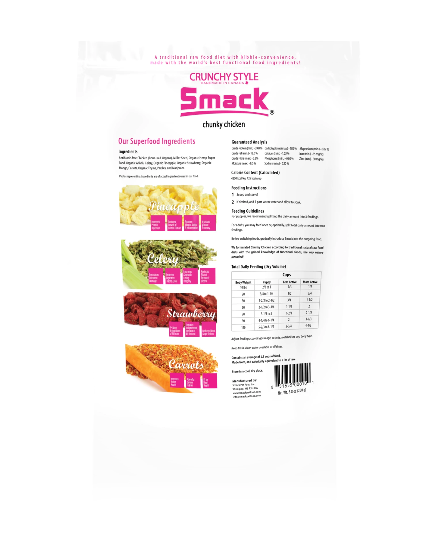 Smack Chunky Chicken 250g 4 Smack Chunky Chicken 250g - Image 2