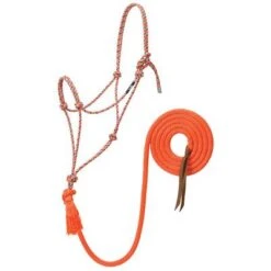 Weaver Leather Rope Halter- With Lead Premium -PetNCoop Store T36