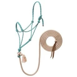 Weaver Leather Rope Halter- With Lead Premium -PetNCoop Store T38