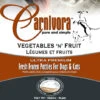 Carnivora Veggie Fruit 4lb - 8oz Patties -PetNCoop Store Veg Fruit sq1