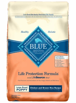 Blue Buffalo LP Large Breed Puppy 26lb (Peach Bag)