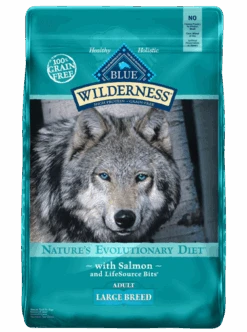 Blue Buffalo Wilderness Large Breed Adult Salmon W/Grains 24lb