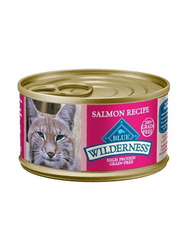 Blue Buffalo Blue Wild Cat Can Salmon 5.5oz 3 Blue Buffalo Blue Wild Cat Can Salmon 5.5oz