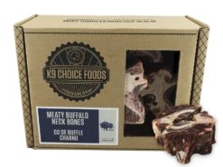 K9 Choice Buffalo Neck Bones 4.54kg