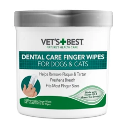 Vet's Best Dental Wipes 50ct