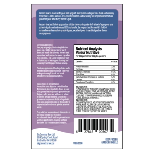 Frozen Goat 300mlBig Country Raw 4 Frozen Goat 300mlBig Country Raw - Image 2