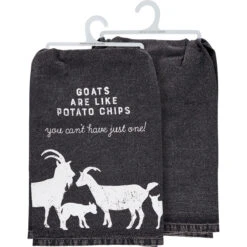 Dish Towel - Goats Are Like Potato Chips