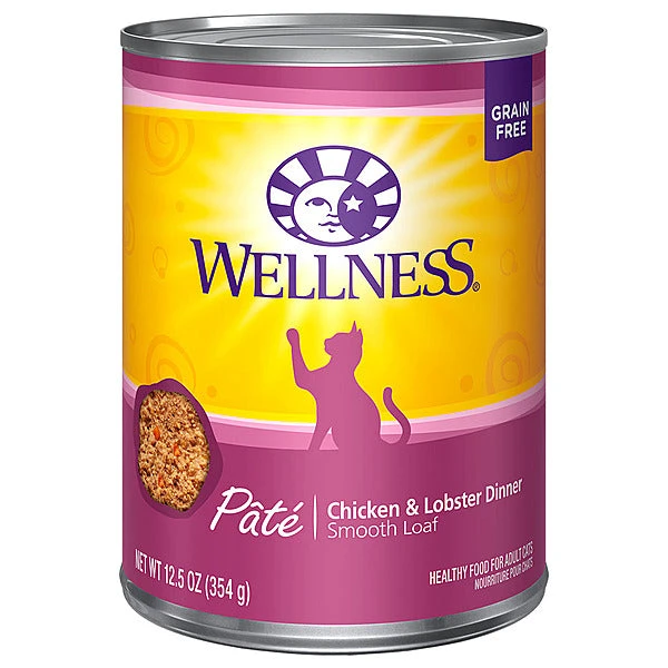 Wellness Cat Chicken & Lobster 12.5oz 3 Wellness Cat Chicken & Lobster 12.5oz