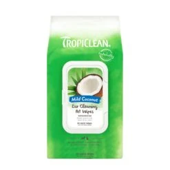 Tropiclean Ear Wipes Mild Coconut 50pk