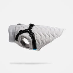 Quilted Jacket W/Harness Grey