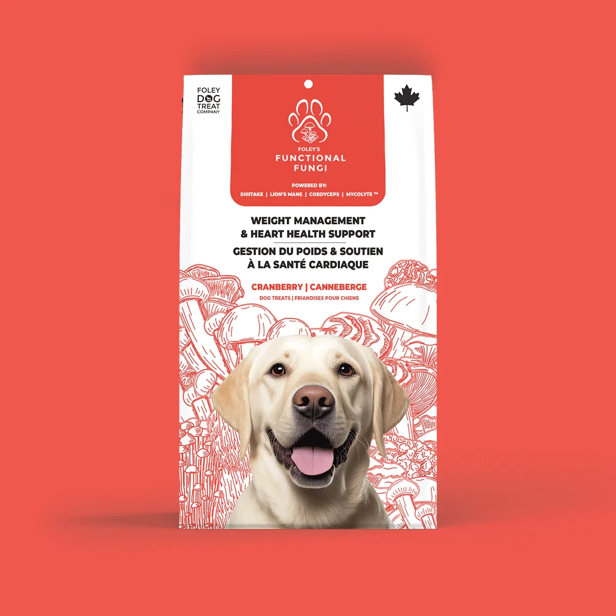 Foley's Functional Fungi Dog Weight Management & Heart Health Cranberry 200g 6 Foley's Functional Fungi Dog Weight Management & Heart Health Cranberry 200g - Image 4