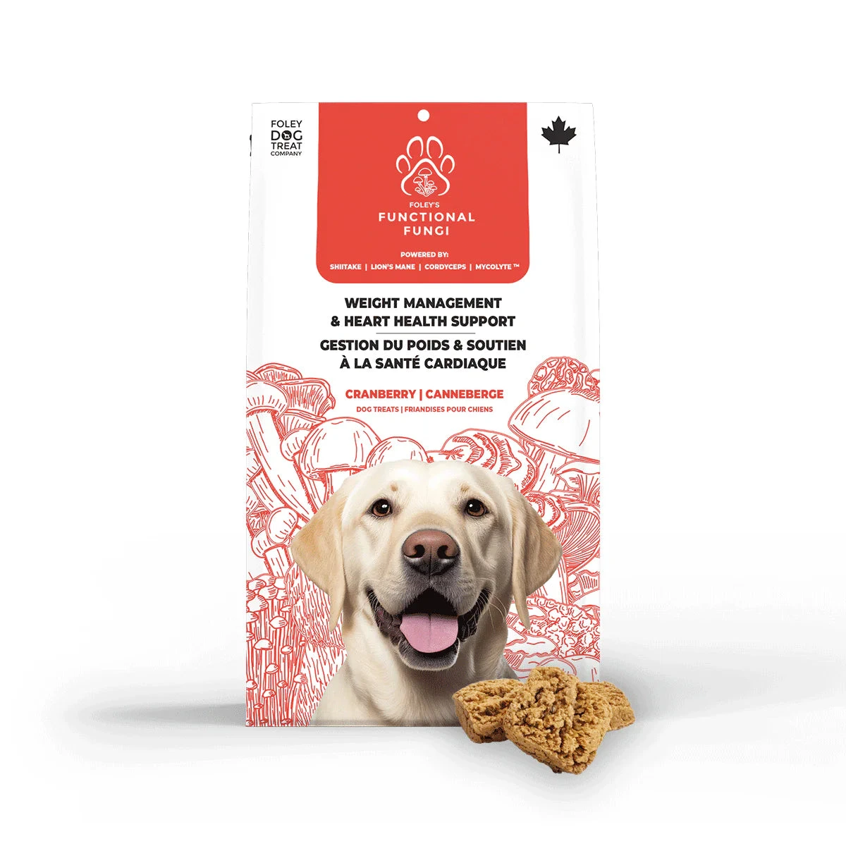 Foley's Functional Fungi Dog Weight Management & Heart Health Cranberry 200g 3 Foley's Functional Fungi Dog Weight Management & Heart Health Cranberry 200g